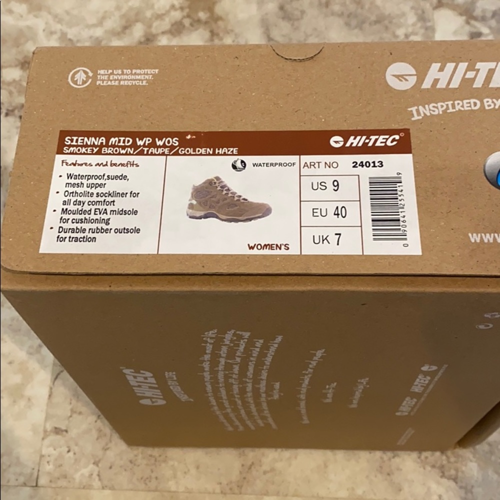 Hi-Tec Sienna Mid Waterproof Women’s Hiking Boots - Picture 5 of 5